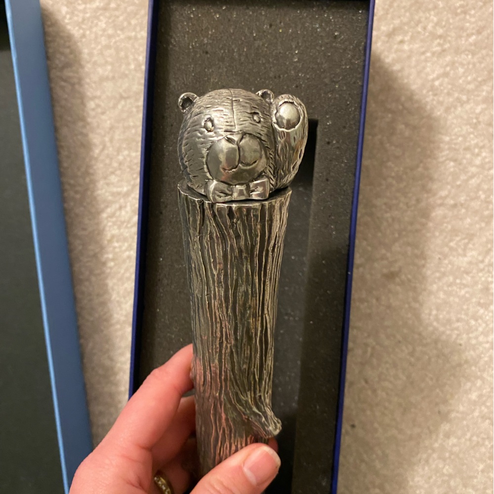 New in box Royal Selangor Pewter Document Holder Teddy Bears’ Picnic collection